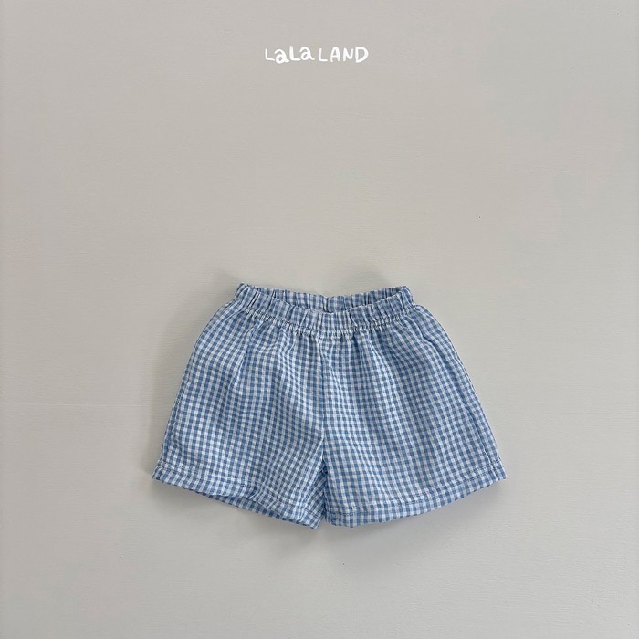 韓國🇰🇷LaLaLand 格紋短褲-規格圖5