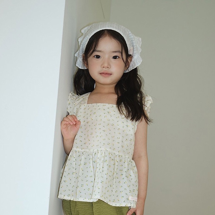 韓國🇰🇷lalaland 無袖花邊上衣-細節圖4