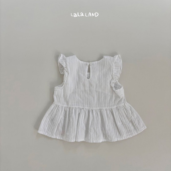 韓國🇰🇷lalaland 無袖花邊上衣-細節圖6