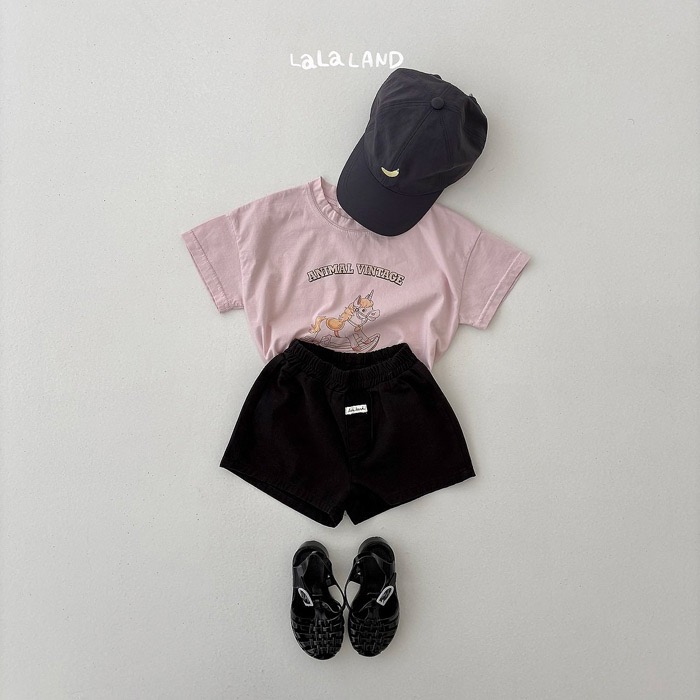 韓國🇰🇷LaLaLand 搖搖馬 短T-細節圖3