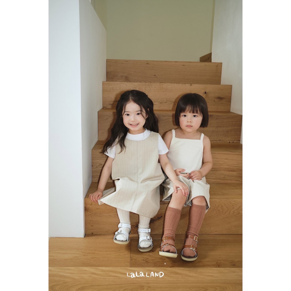 韓國🇰🇷LaLaLand 條紋背心裙-細節圖3