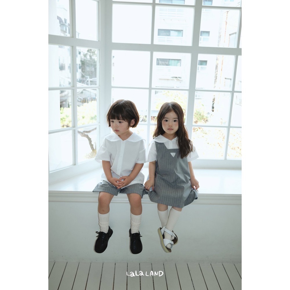 韓國🇰🇷LaLaLand 條紋背心裙-細節圖4