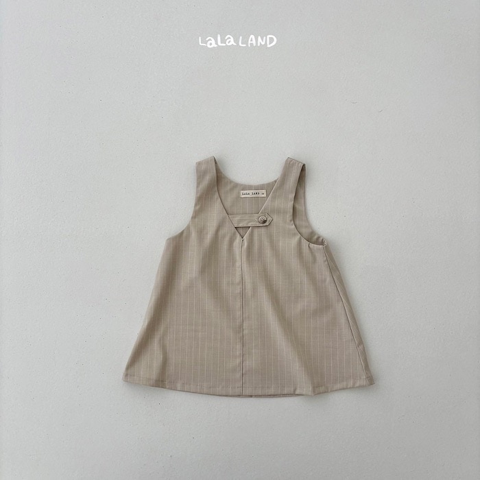 韓國🇰🇷LaLaLand 條紋背心裙-細節圖6