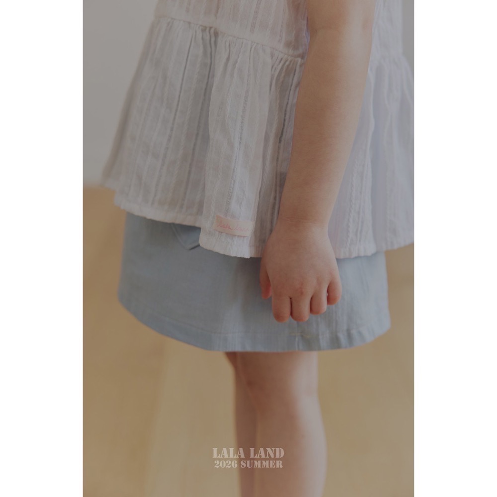 韓國🇰🇷LaLaLand 愛心口袋裙-細節圖3