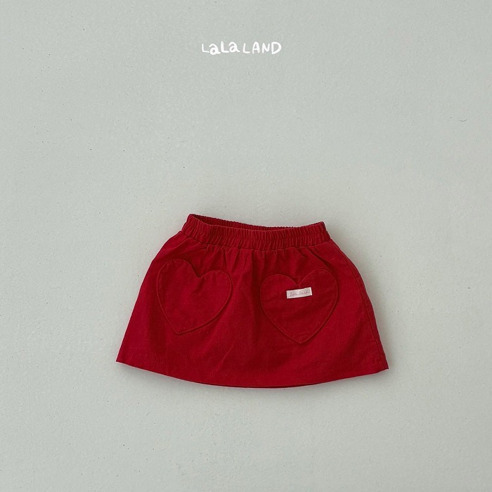 韓國🇰🇷LaLaLand 愛心口袋裙-規格圖7