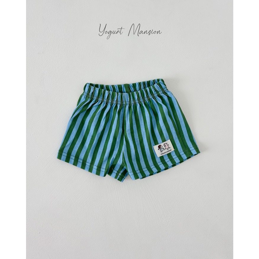 🇰🇷yogurt Mansion 夏季新品條紋褲-細節圖2