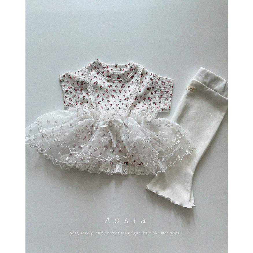 韓國🇰🇷Aosta 蕾絲T恤-細節圖4