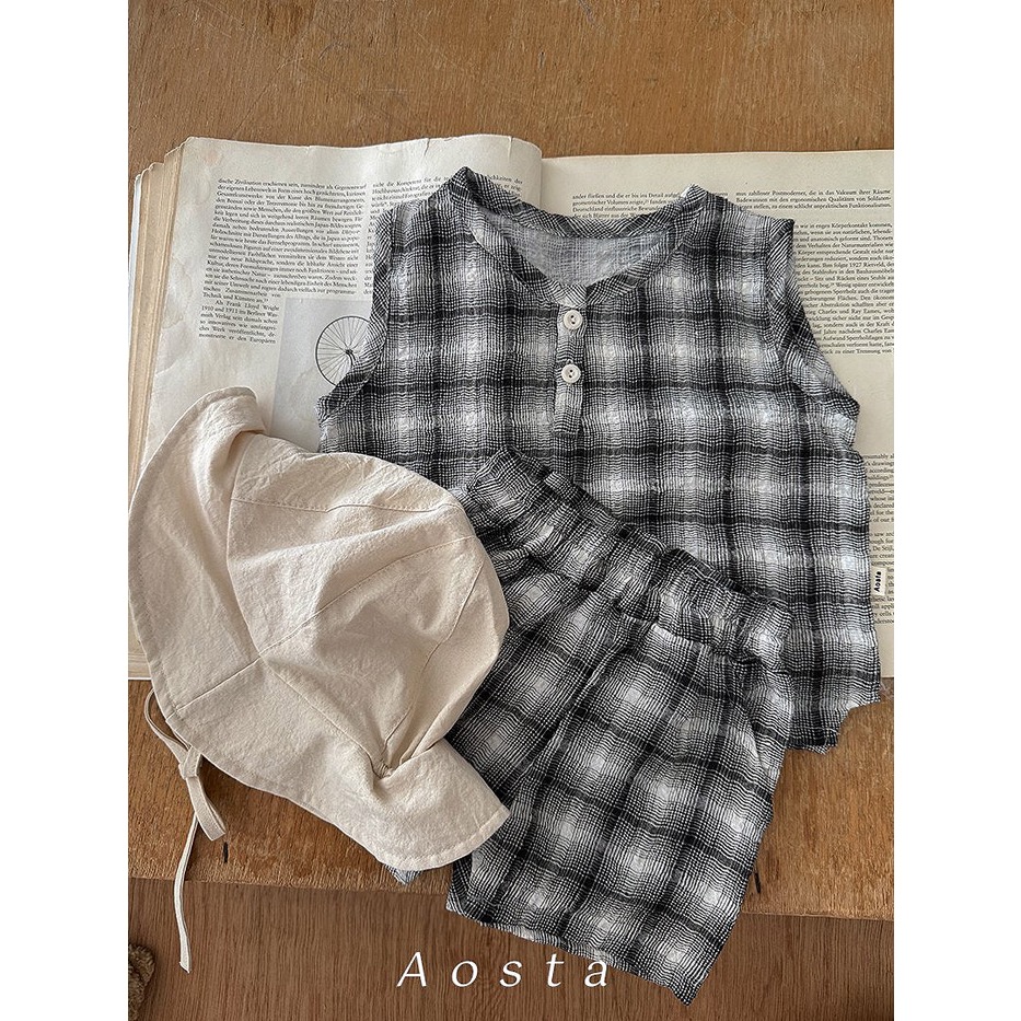 韓國🇰🇷Aosta 格紋系列（褲子）-細節圖4