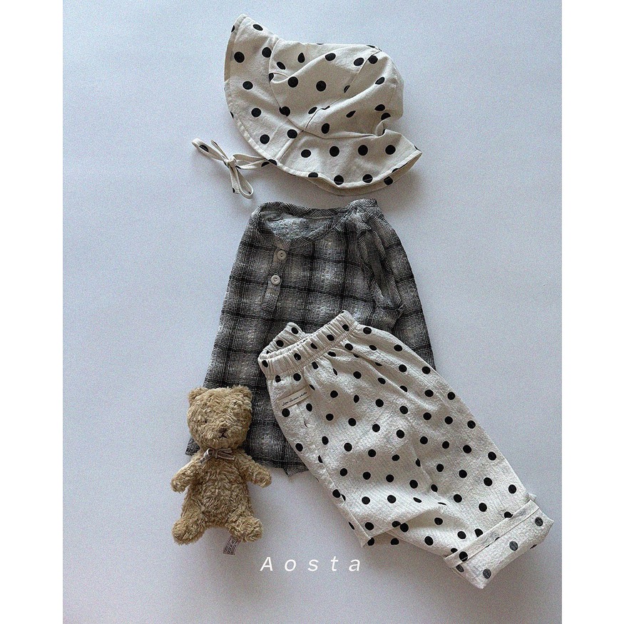 韓國🇰🇷Aosta 格紋系列 （無袖背心）-細節圖4