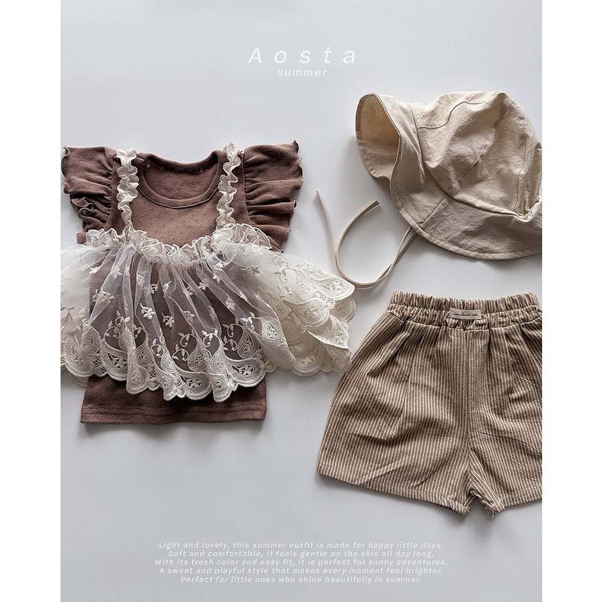 韓國🇰🇷 Aosta蝴蝶袖T恤-細節圖4