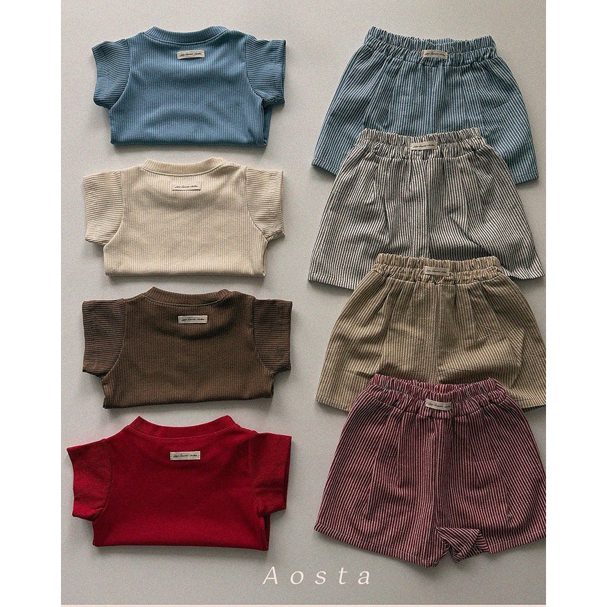 韓國🇰🇷 Aosta 螺紋T恤-細節圖2