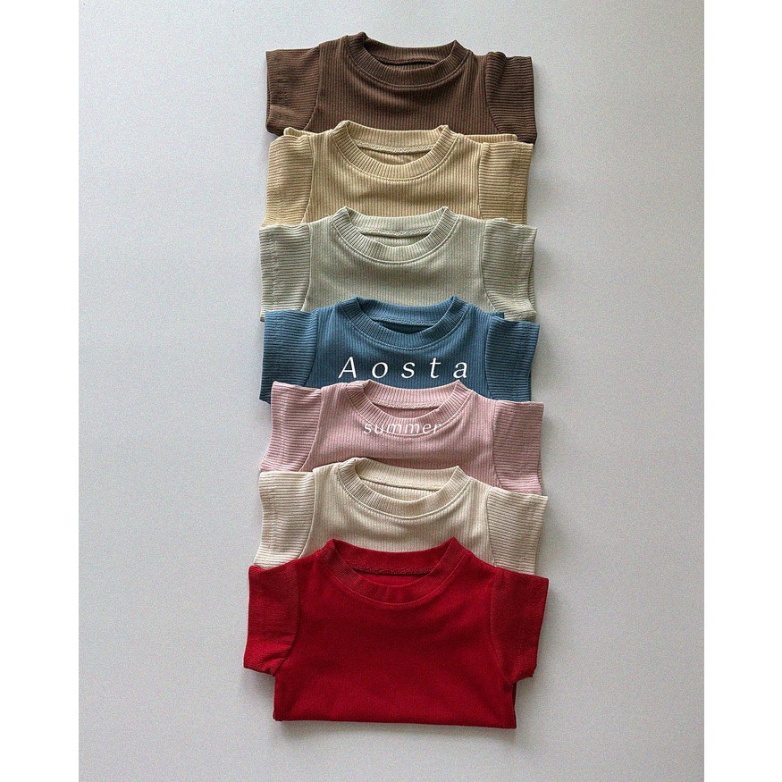 韓國🇰🇷 Aosta 螺紋T恤-細節圖3