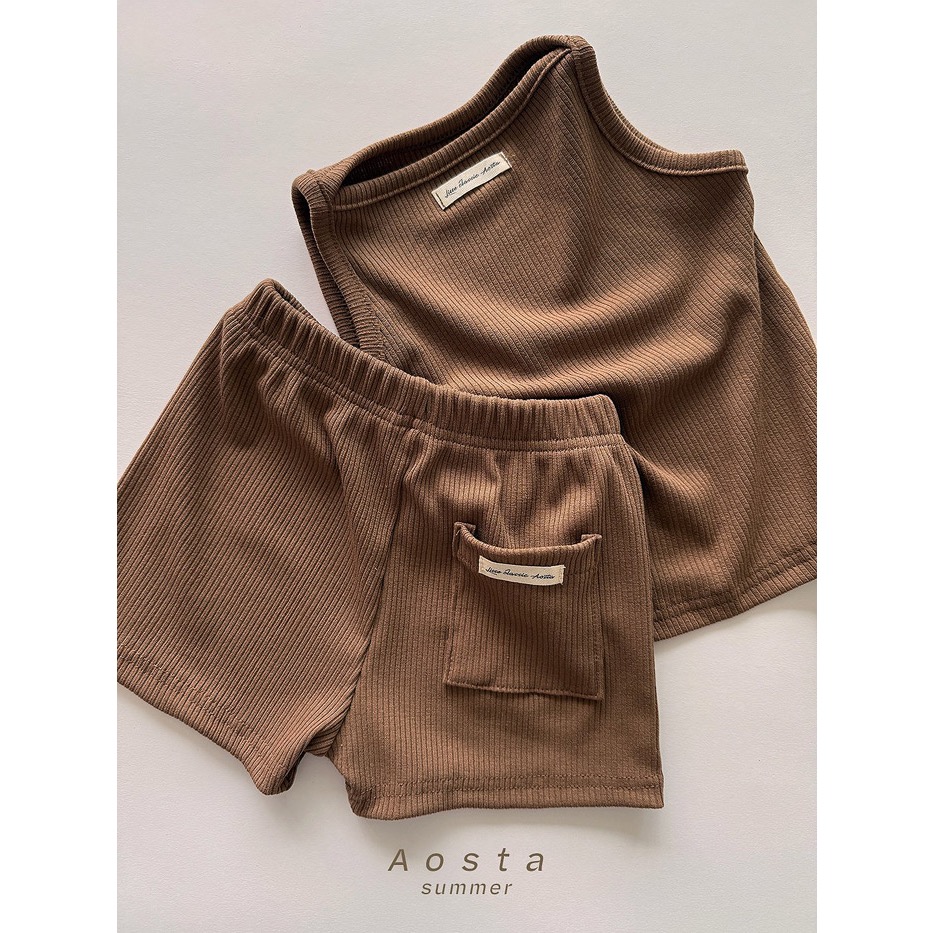 韓國🇰🇷Aosta 螺紋背心-細節圖3