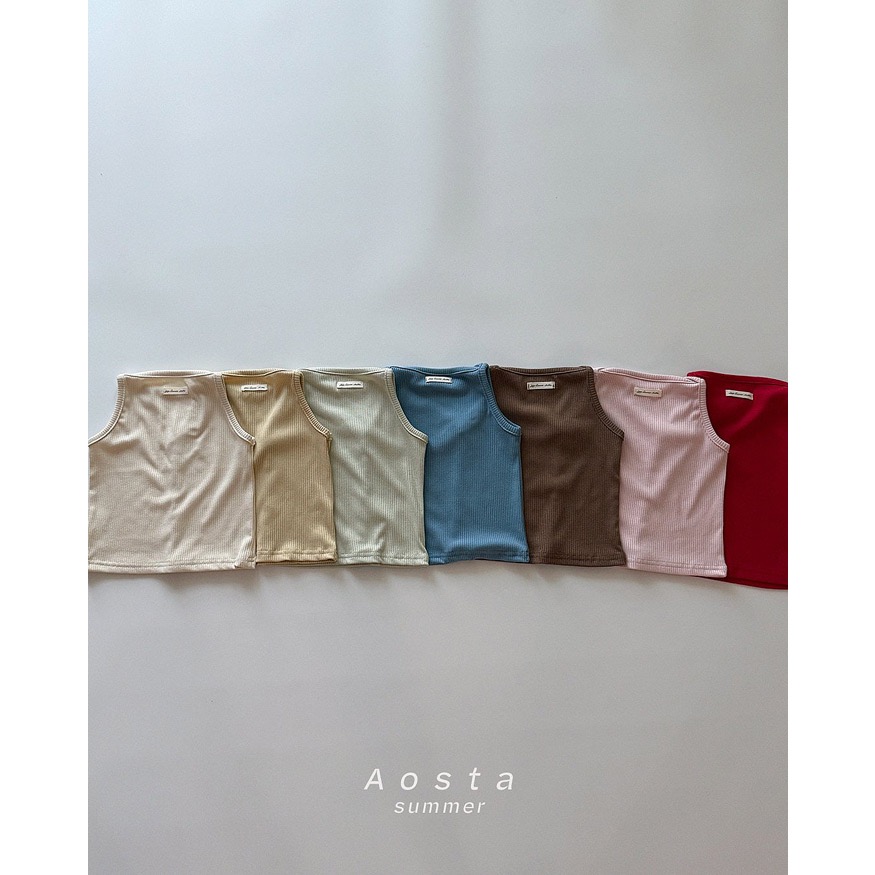 韓國🇰🇷Aosta 螺紋背心-細節圖4