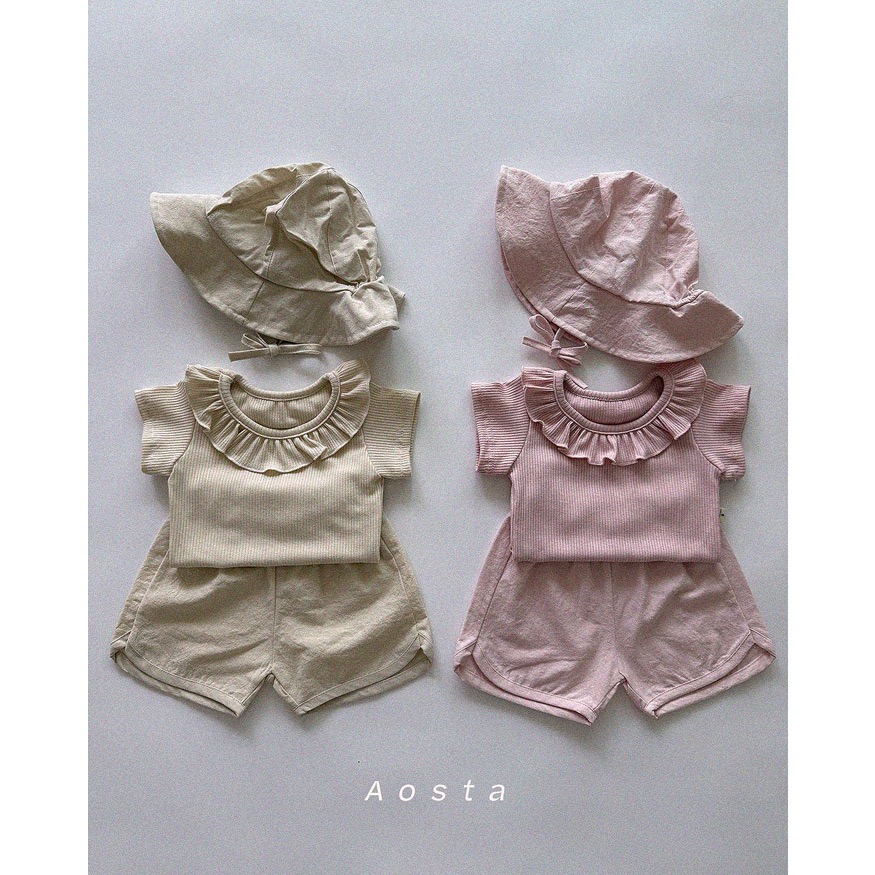 韓國🇰🇷Aosta  花邊領T恤-細節圖2