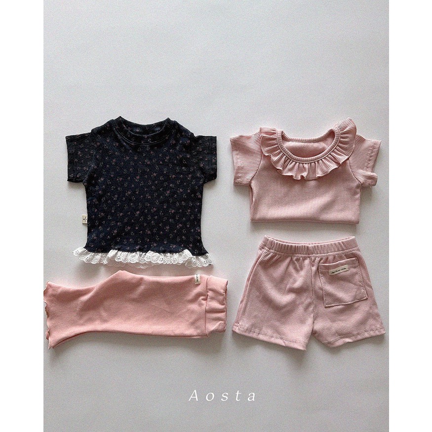 韓國🇰🇷Aosta  花邊領T恤-細節圖4