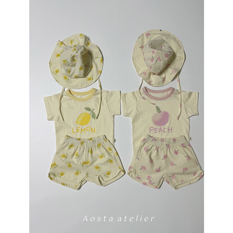 韓國🇰🇷 Aosta 檸檬蜜桃T恤-細節圖4