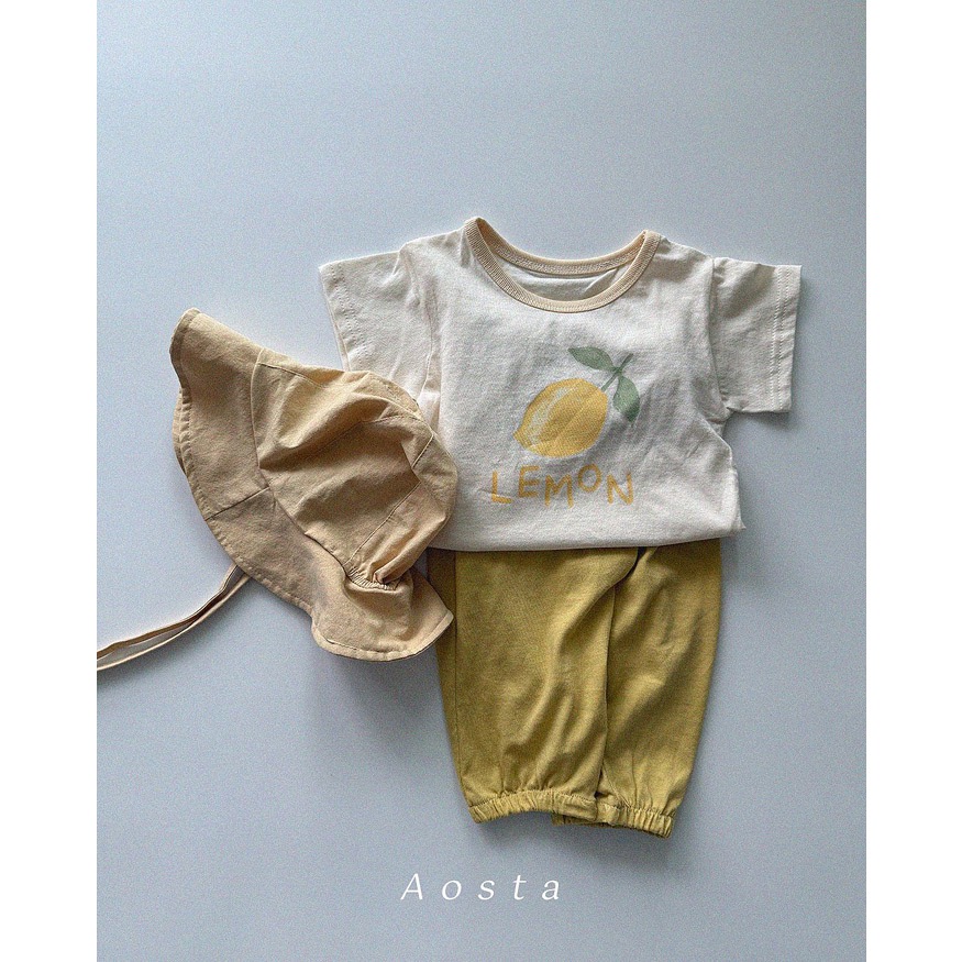 韓國🇰🇷 Aosta 檸檬蜜桃T恤-細節圖5