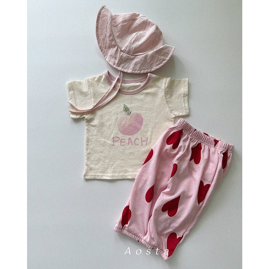 韓國🇰🇷 Aosta 檸檬蜜桃T恤-細節圖7