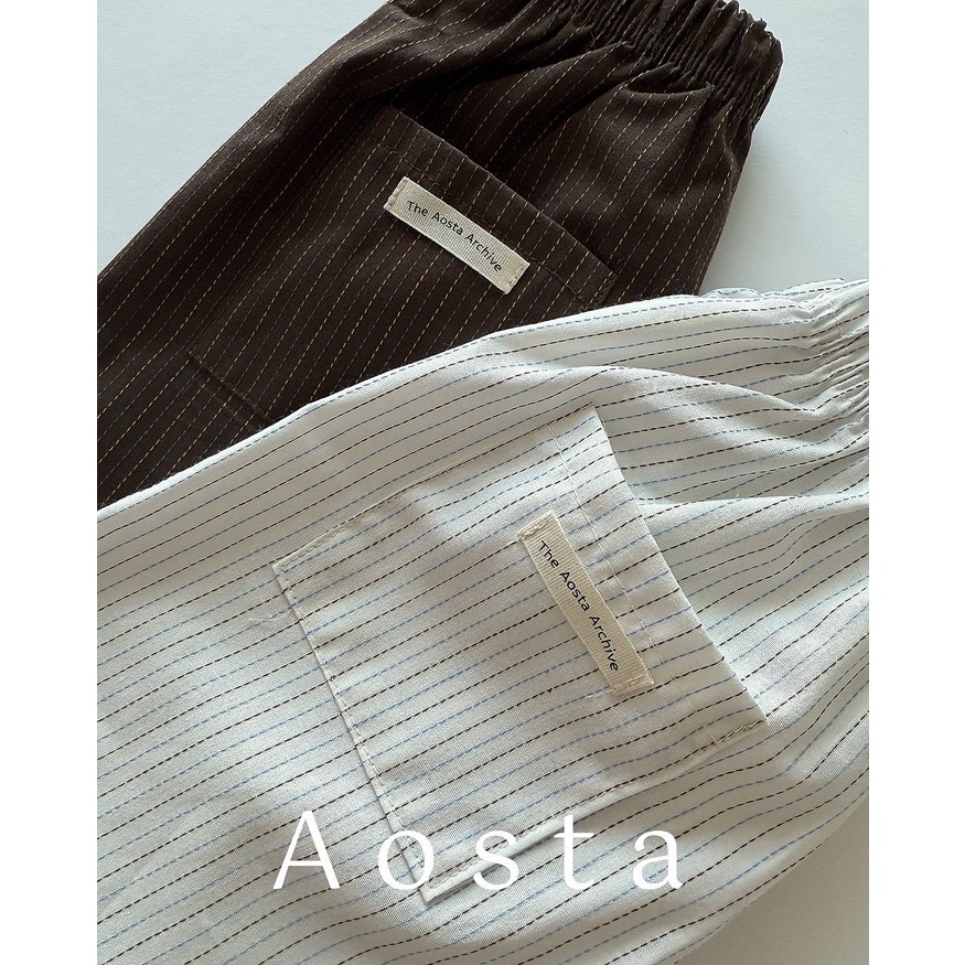 韓國🇰🇷 Aosta 條紋短褲-細節圖2