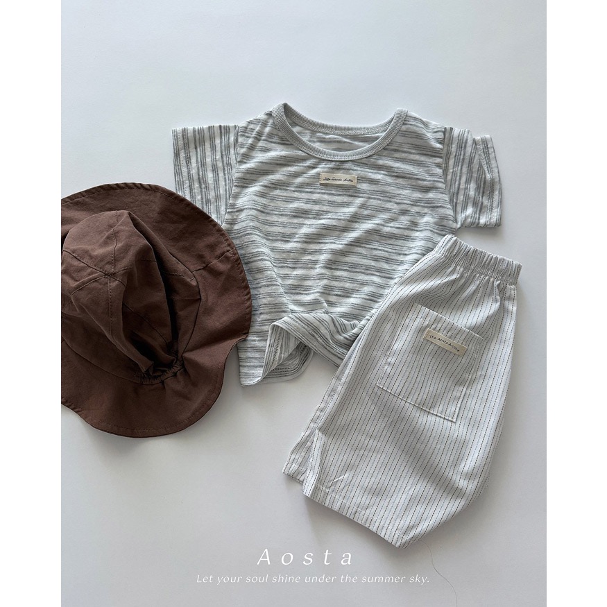 韓國🇰🇷 Aosta 條紋短褲-細節圖4