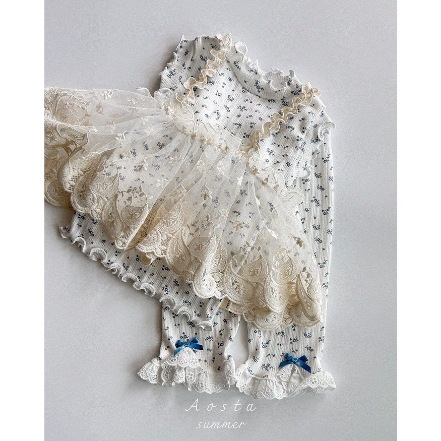 韓國🇰🇷Aosta 蕾絲背心裙-細節圖3