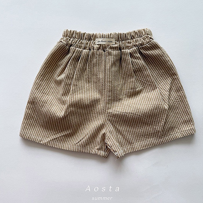 韓國🇰🇷Aosta 直條紋休閒短褲-規格圖8