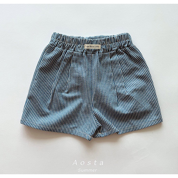 韓國🇰🇷Aosta 直條紋休閒短褲-規格圖8