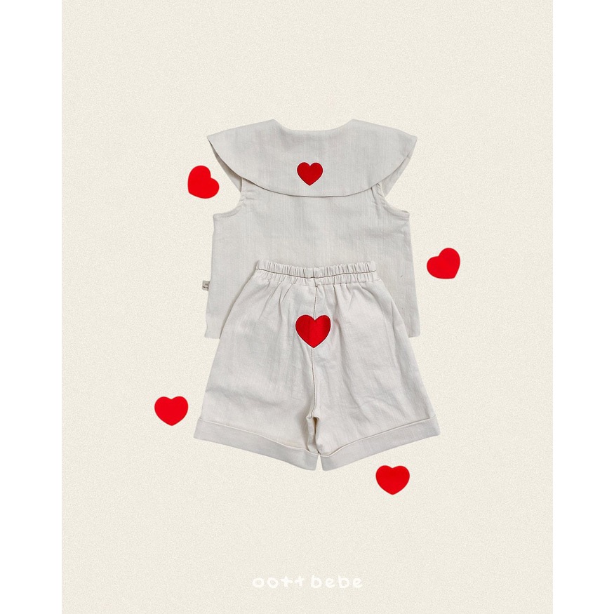 韓國🇰🇷OOTT BeBe 心型圓領開衫-細節圖4