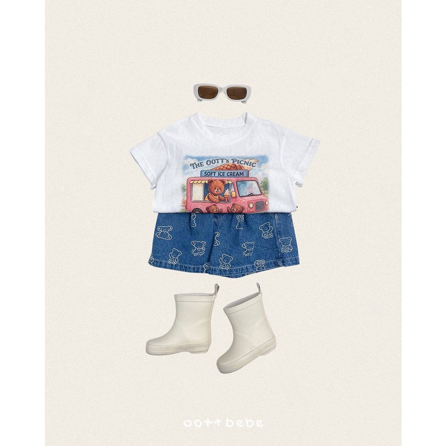 韓國🇰🇷OOTT印花牛仔褲-細節圖5