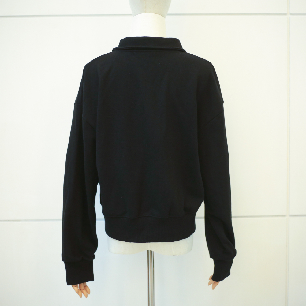 【正韓服飾】刺繡棉質雙向拉鍊外套-細節圖3