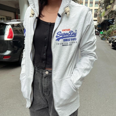 《現貨商品》Superdry 經典Logo連帽外套