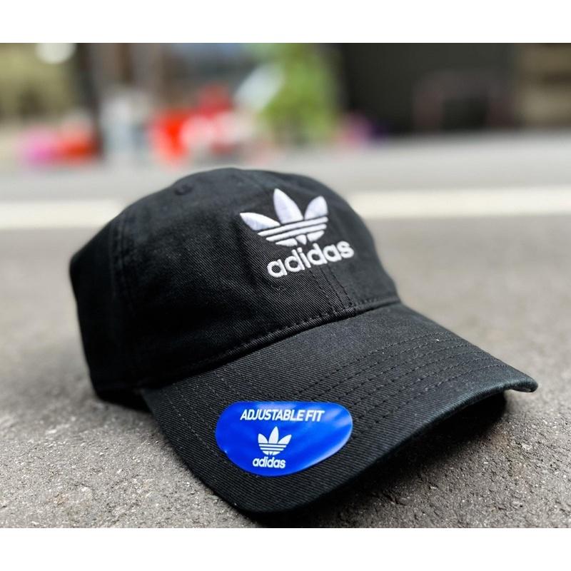 現貨商品》Adidas originals 愛迪達三葉草刺繡標質感刷舊老帽- TATA購