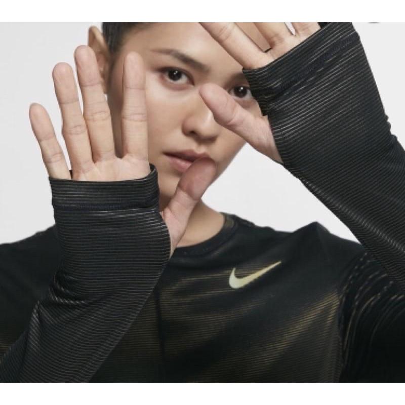 《現貨商品》NIKE 跑步 排汗 訓練 女款 長TEE-細節圖3