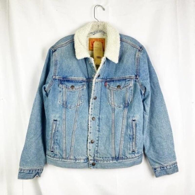 《現貨商品》Levis 羊羔毛藍水洗Sherpa Trucker Jacket 保暖外套 牛仔外套