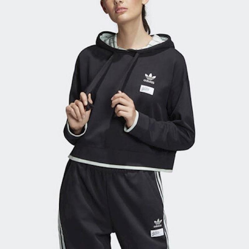 《現貨商品》adidas originals 女款 短版帽tee DU9927-細節圖5