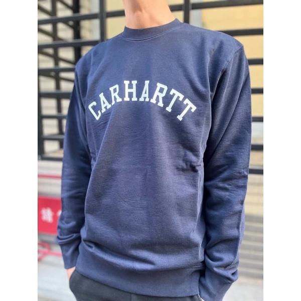 《現貨商品》Carhartt WIP Logo 大學TEE 海軍藍-細節圖3