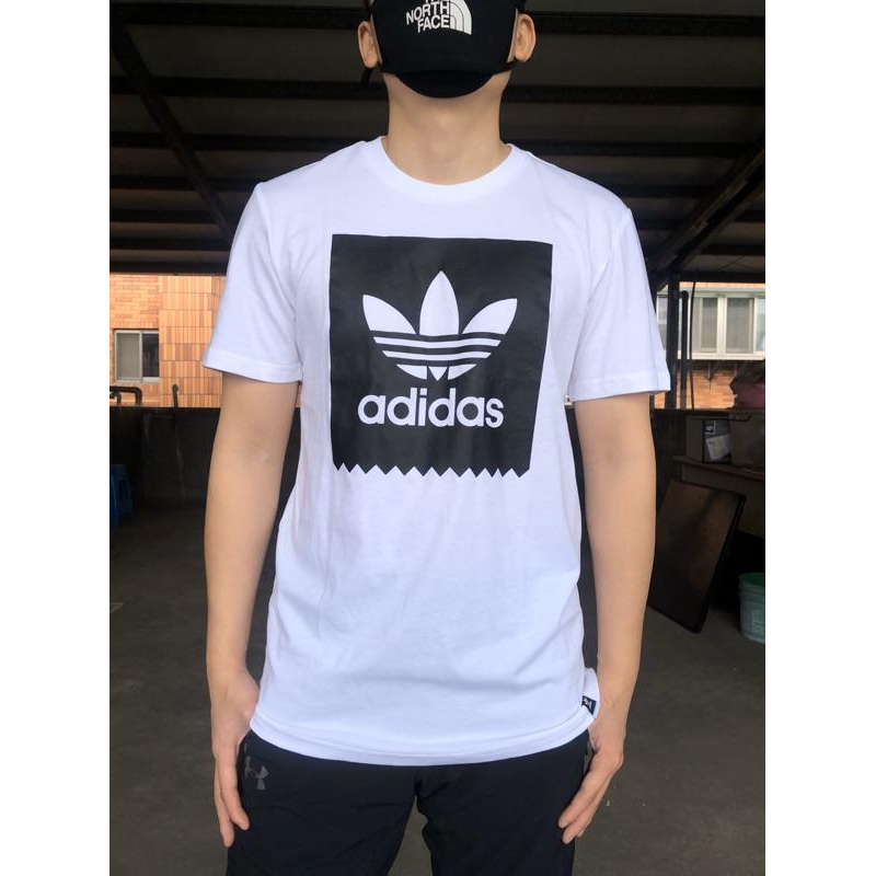 <現貨實拍>Adidas originals trefoil Box logo 短TEE-細節圖2