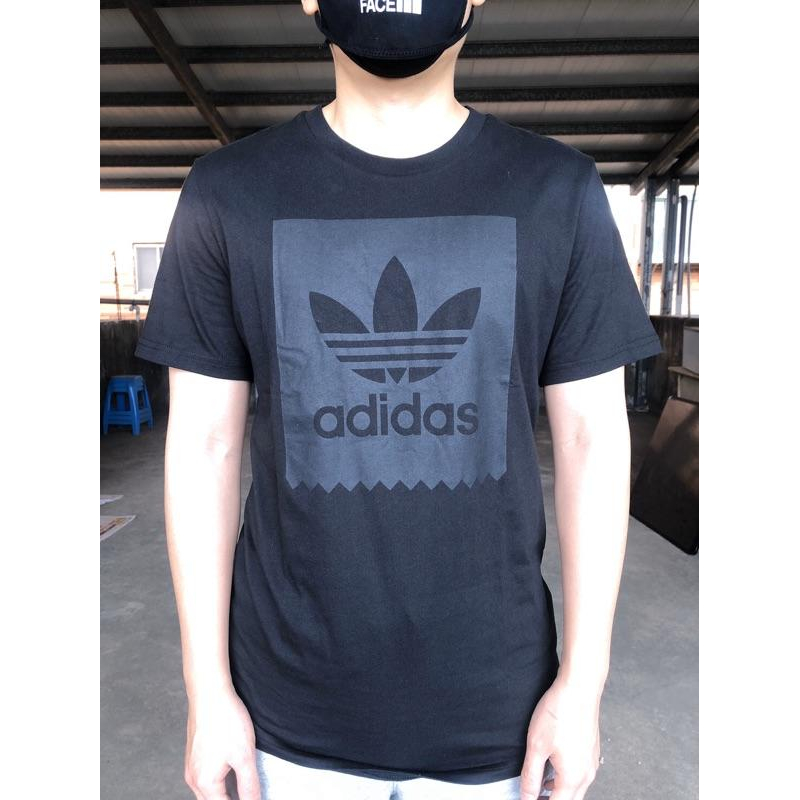 <現貨實拍>Adidas originals trefoil Box logo 短TEE-細節圖3