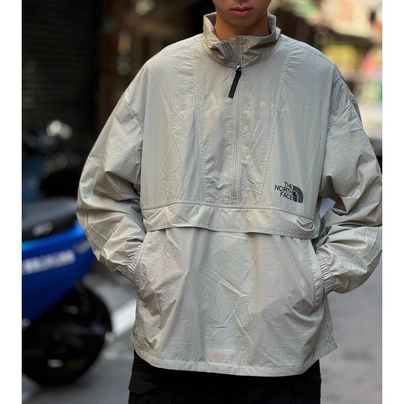 韓線 韓國白標 北臉 TNF The north face 半拉鏈衝鋒衣外套-細節圖4