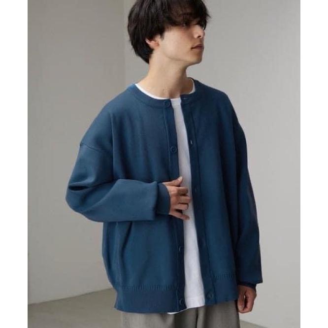 《預購商品》MONO-MART 日本限定 質感 圓領寬鬆 開襟衫 針織外套-細節圖5