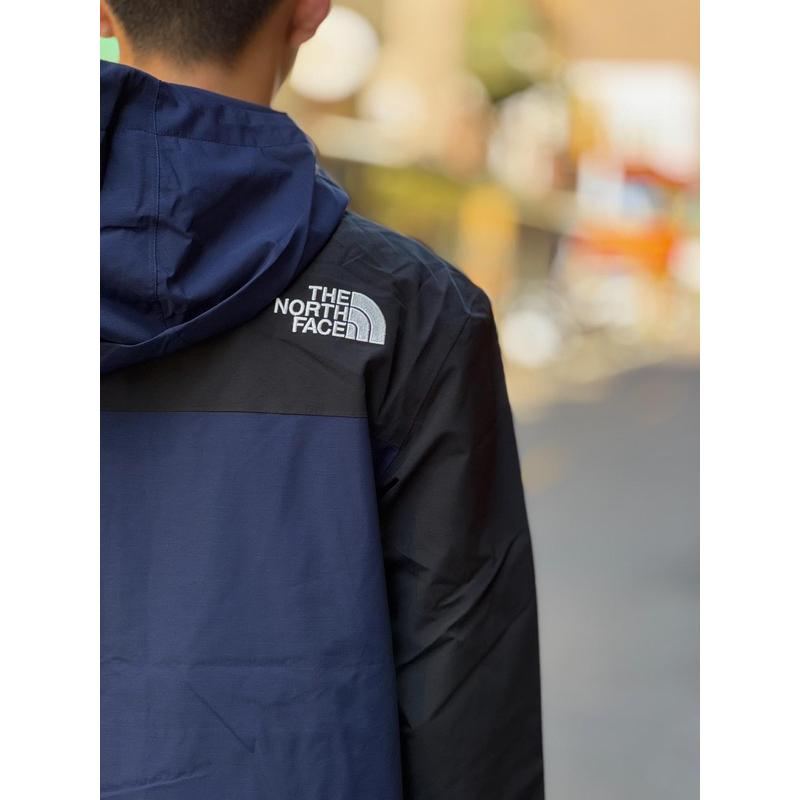 韓線 白標 北臉 TNF The north face 防水 拼色 風衣外套-細節圖3