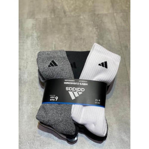 《現貨商品》adidas aeroready 排汗機能長襪6雙組