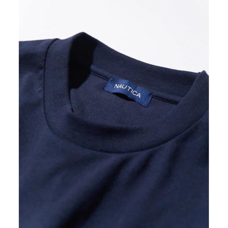 日本NAUTICA 貝殼刺繡小標貼布 長tee-細節圖4