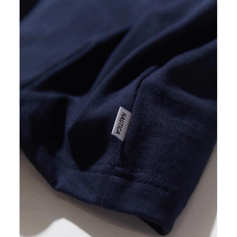 日本NAUTICA 貝殼刺繡小標貼布 長tee-細節圖5