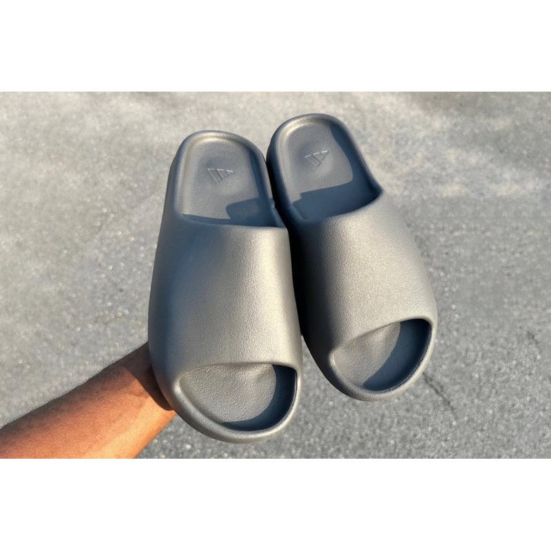 愛迪達 Adidas slide granit 炭灰黑 拖鞋-細節圖2