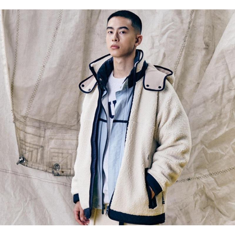 Nautica HEAVY DUTY BOA FLEECE ANORAK 毛領抓絨外套-細節圖2