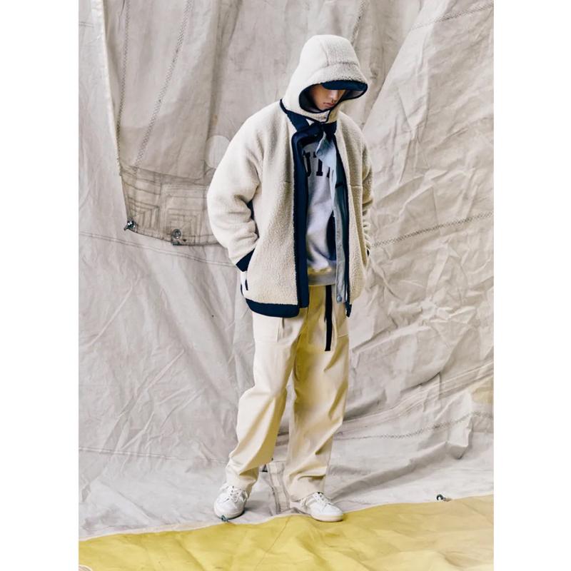 Nautica HEAVY DUTY BOA FLEECE ANORAK 毛領抓絨外套-細節圖6