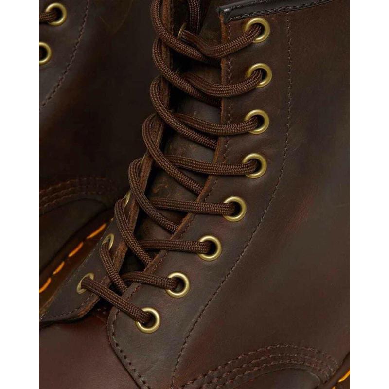 Dr.Martens 1460 棕色高筒皮革靴-細節圖2