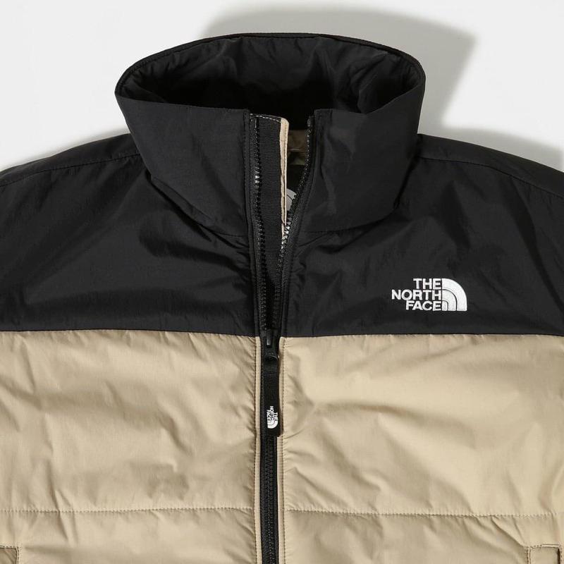 北臉 TNF The north face gosei puffer 奶茶色 厚外套-細節圖7